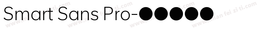 Smart Sans Pro字体转换